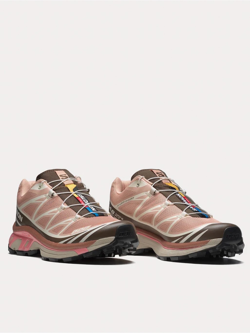 Salomon XT-6 Sneaker in Mahogany Rose Earth Brown